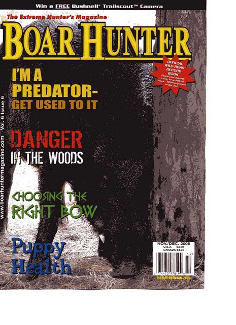 Buck and Boar hog makes the cover!