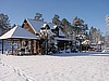 The lodge in the 2010 snow